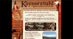 Desktop Screenshot of kayserstuhl.de