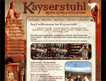 Tablet Screenshot of kayserstuhl.de